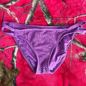 Purple bikini bottoms